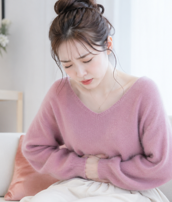 つらい下腹部痛